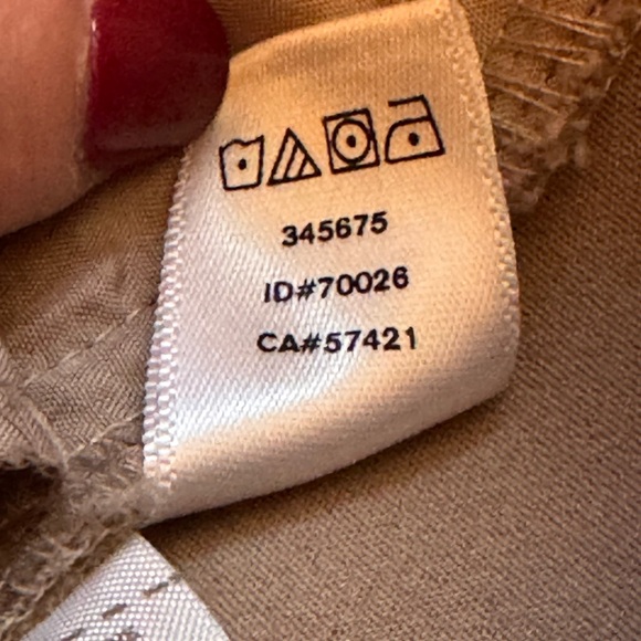 New Ann Taylor LOFT Dress Pants Petites Women's Size 6P Marisa Straight Beige - Picture 13 of 14